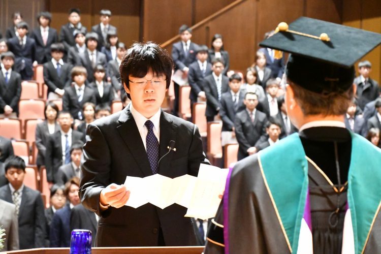平成31年度大学院入学式学生宣誓