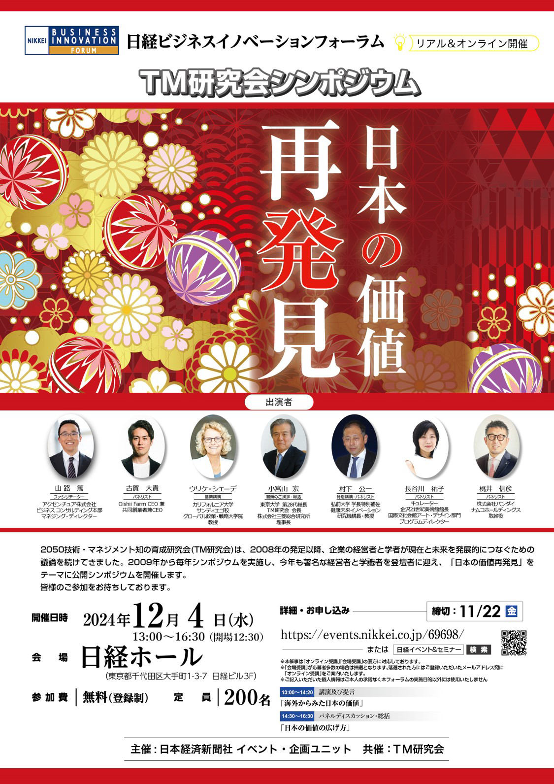 日経ビジネスイノベーションフォーラム・TM研究会シンポジウム