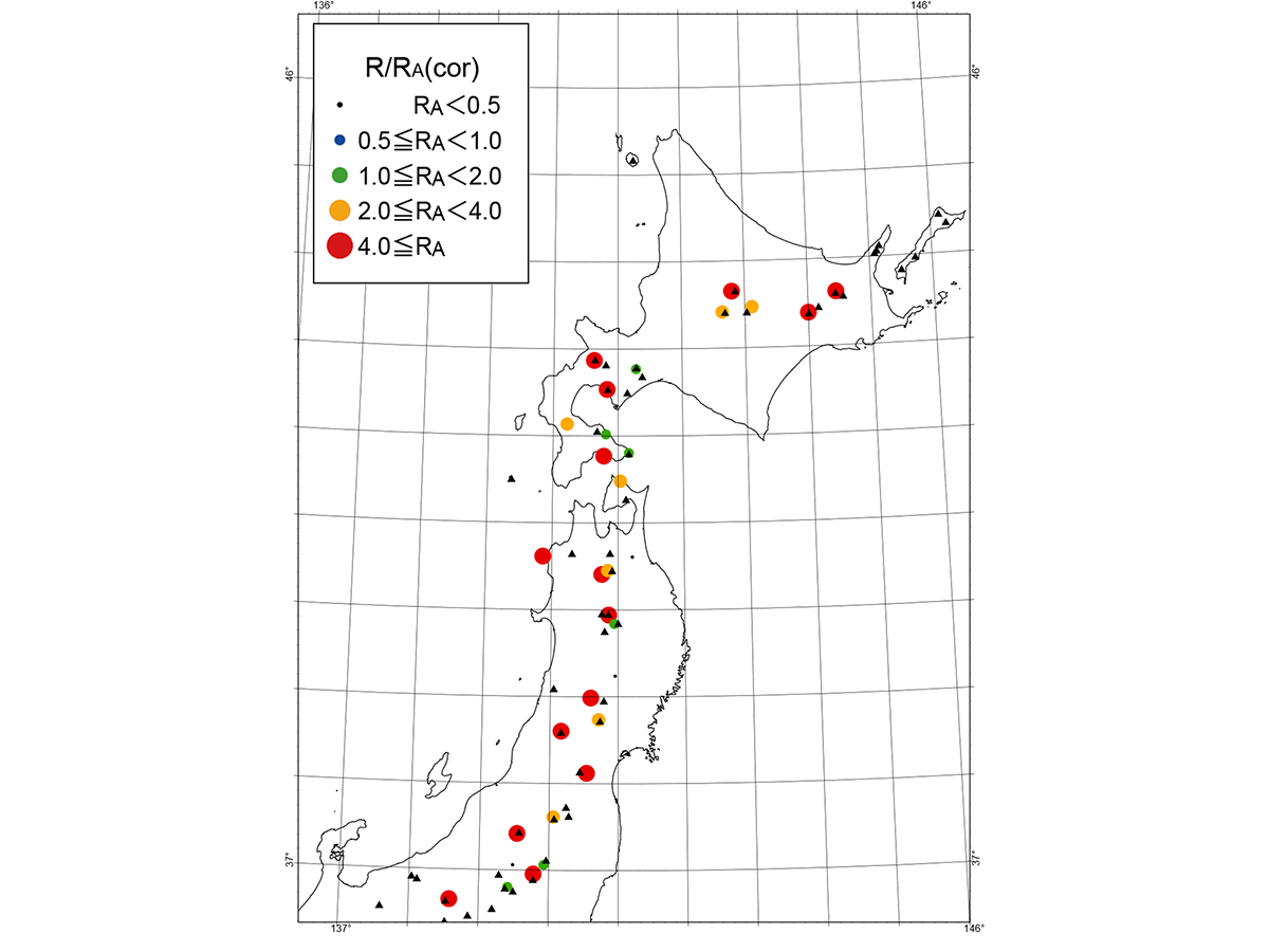 ヘリウム同位体比から地下のマグマの位置を知る －地下水の溶存ガスを用いた新たな火山の監視・観測手法の構築
