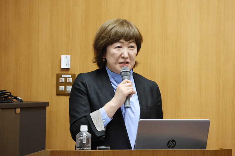 講師の米谷明子さん（弘前大学応援大使）