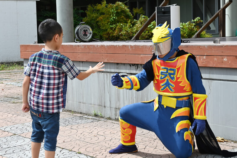 ヒロダイザーとのジャンケン大会