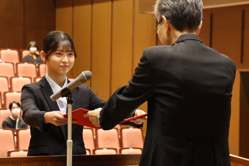 令和7年度弘前大学秋季学位記授与式