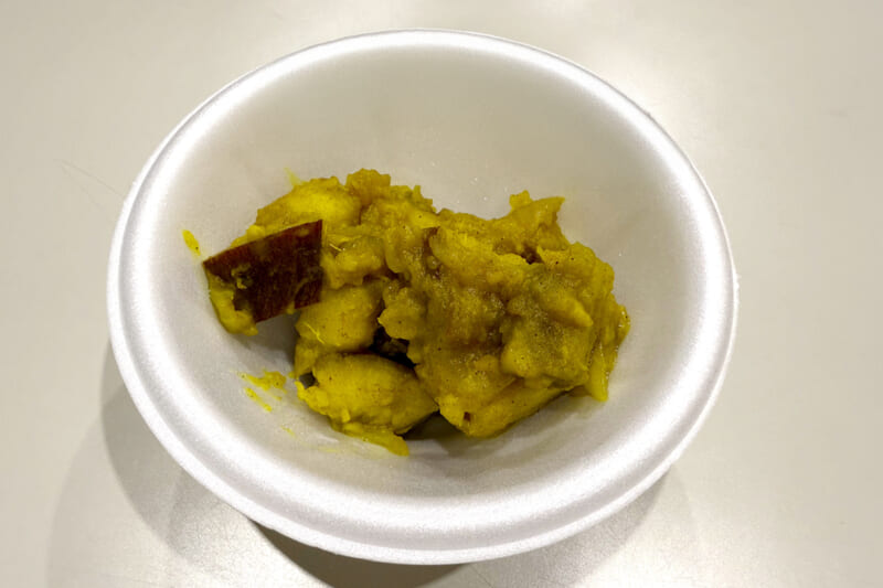 サツマイモのサブジ（インド料理）