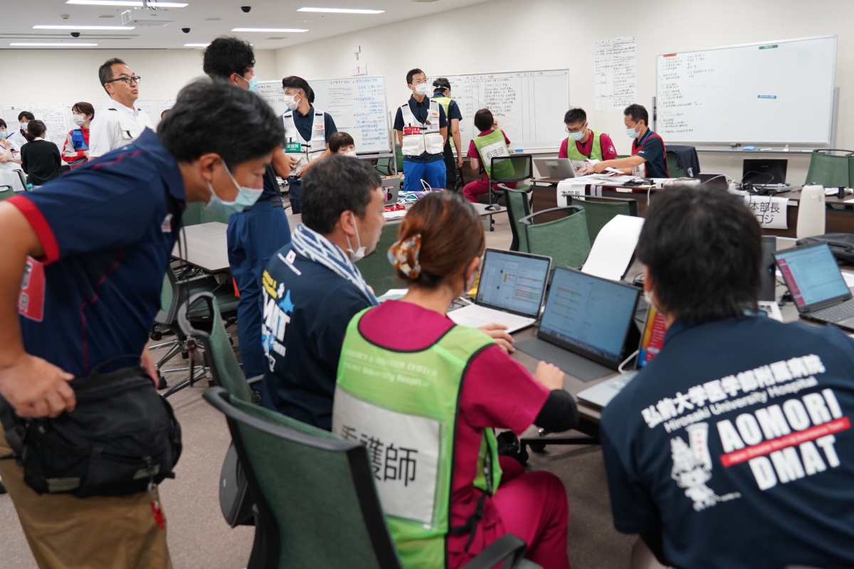 津軽・西北五医療圏DMAT活動拠点本部