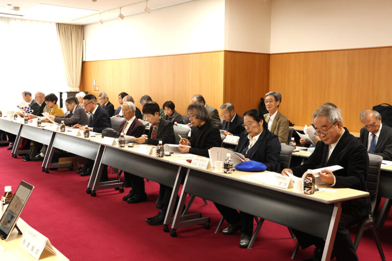 出席された名誉教授の先生方