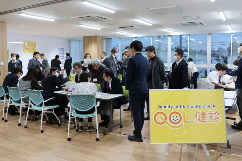 QOL健診体験の様子