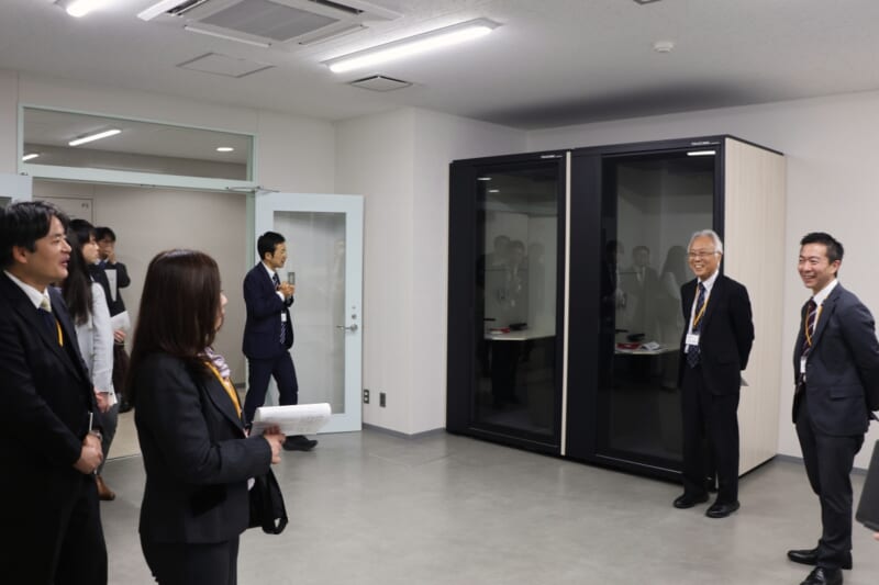 グローバルWell-being総合研究棟　視察の様子