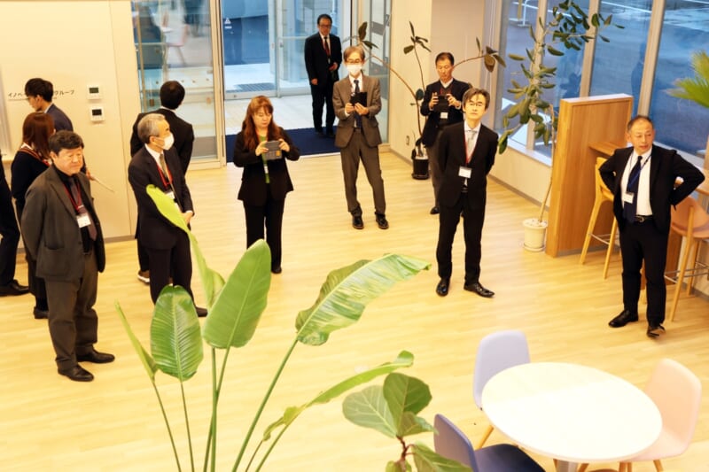 グローバルWell-being総合研究棟　視察の様子