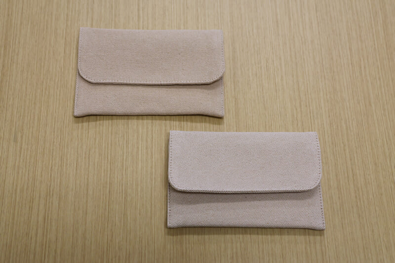 ③試作した名刺入れ