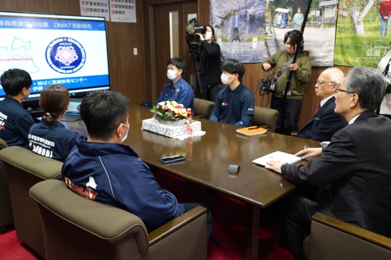 学長報告の様子