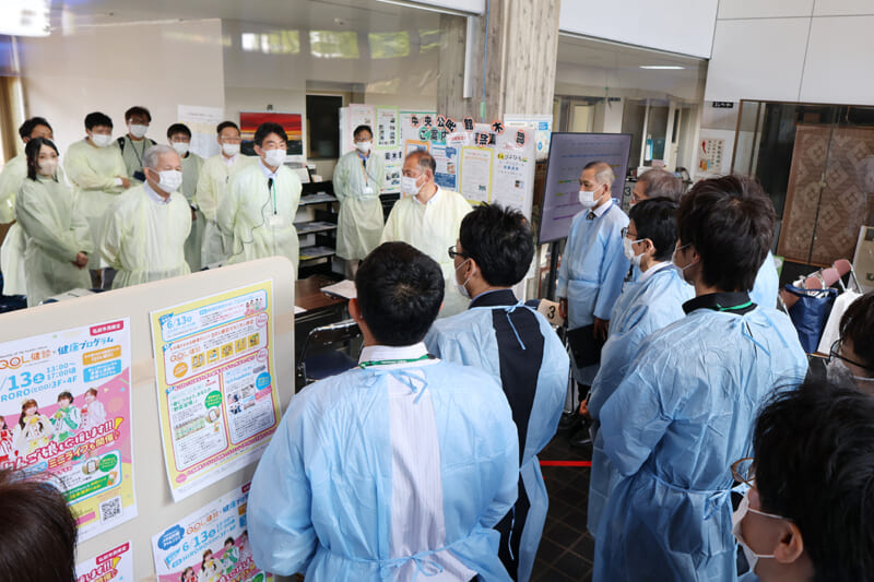村下副学長(教授)による岩木健康増進プロジェクト健診のレクチャーを実施