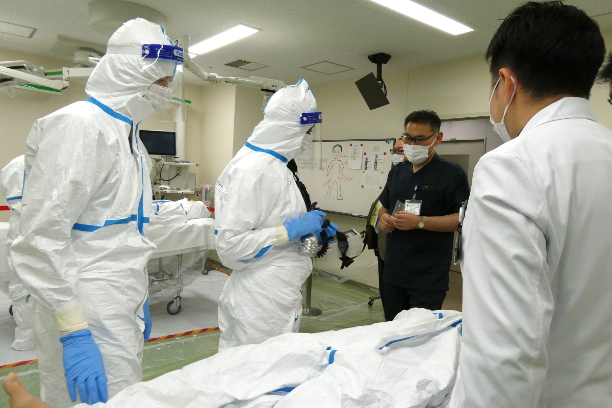 GMサーベイメータ実機を使用した実習